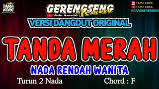 TANDA MERAH KARAOKE Ade Astrid  BAJIDOR [upl. by Adnuhsat]