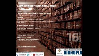 CAPACITACIÓN NOTARIAL 2022 [upl. by Spillihp]