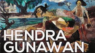 Hendra Gunawan A collection of 100 paintings HD [upl. by Talanian]