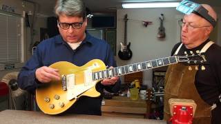 How to notch the saddles on your Les Paul [upl. by Nylaf]