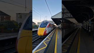 LNER Azuma Passing Through Grantham Train Station shortsfeed shortsvideo lner azuma train [upl. by Lannie]