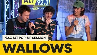 Wallows Answer Fans Questions at ALT Pop Up Session [upl. by Esenej]