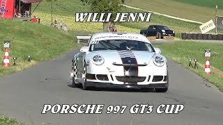 BERGRENNEN OBERHALLAU 2024  WILLI JENNI  PORSCHE 997 GT3 CUP  VIDEO BY BELLUNOVIDEO [upl. by Agle822]