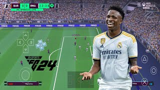 EA SPORTS FC 24 PPSSPP MOD ENGLISH VERSION LATEST UPDATE PES 2024 PSP CAMERA PS5 [upl. by Duarte]