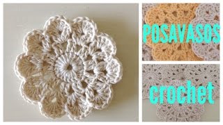 Posavasos a crochet paso a paso [upl. by Avan484]