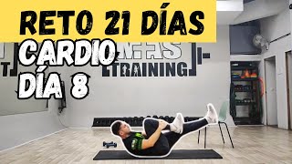 CARDIO en Casa SIN DRAMAS  Día 8  RETO 21 DÍAS EJERCICIO SALUDABLE [upl. by Aicerg356]