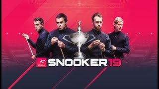 SNOOKER 19 ► GAMEPLAY 2019 PC 1080p60 [upl. by Novar]