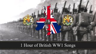 1 Hour of British World War 1 Songs 10K Special [upl. by Oicul]