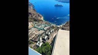 Cable Car Fira Santorini Greece [upl. by Eedrahc]