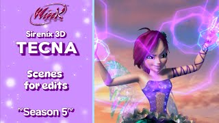 Winx Club  Tecna S5 3D Sirenix scenes for edits [upl. by Bria]