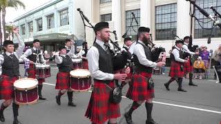 Manawatu Scottish No1 Pipe Band Street March Nationals 2021 [upl. by Acirred737]