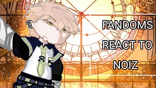 FANDOMS REACT TO NOIZ‼️ pt3 gl2 l DRAMATICAL MURDER [upl. by Lebanna]