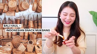 Everything I Bought in Bali  Try Indonesian Snacks With Me 😋 [upl. by Nesiaj]