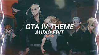 gta iv theme edit audio [upl. by Anahsit]