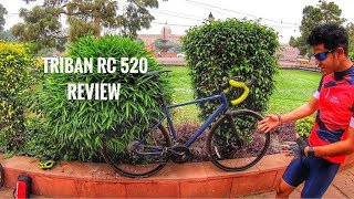 Triban RC 520 Review  Best Touring bike under Rs 80000 [upl. by Oiramat]