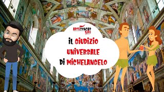 Il Giudizio Universale di Michelangelo  Cappella Sistina  Arte Concas Kids  Roma  Cartone [upl. by Khoury]