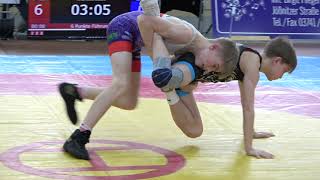 Wrestling  Ringen LM Sachsen 2024 in Plauen Jugend B U14 38 kg Freestyle Mehlhorn  Stadler [upl. by Charlena]