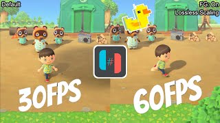 Animal Crossing New Horizons 60fps Lossless Scaling  Ryujinx  RX 6600M  R5 5600H  Legion 5 [upl. by Clo]