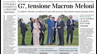 RASSEGNA STAMPA 14 GIUGNO 2024 QUOTIDIANI NAZIONALI ITALIANI PRIME PAGINE DEI GIORNALI DI OGGI [upl. by Nosdrahcir334]