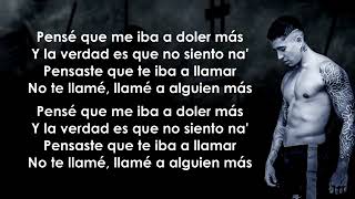 Andy Rivera Pensé que me iba a doler más Y la verdad es que no siento nada LetraLyrics [upl. by Laerol]