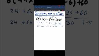 GLEICHUNG NACH X AUFLÖSEN mathematics tricks algebra [upl. by Tteltrab681]