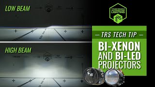 TRS TECH TIPS What Are BiXenon and BiLED Projectors amp How Do They work [upl. by Chang]