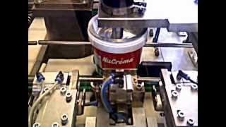 Plastic Handle Fitting Machine   rotating unit  Scara Robot by Janome [upl. by Sheaff]