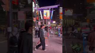 Dundas square Toronto 4K walk short beautifultoronto viralshort [upl. by Leummas]