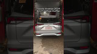 TOYOTA AVANZA 2024 KRO FREEFLOW MUFFLER 🔥 KRacingMuffler fypシviralシ2024 fypシ [upl. by Countess]