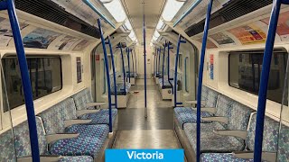 London Underground Victoria line ride Walthamstow Central  Finsbury Park  2009 Stock  10102024 [upl. by Bashemeth]