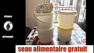 Astuce recyclage 2 Seau de qualité alimentaire gratuit [upl. by Shoshanna]