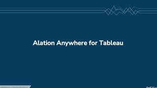 Alation Anywhere for Tableau [upl. by Festus]