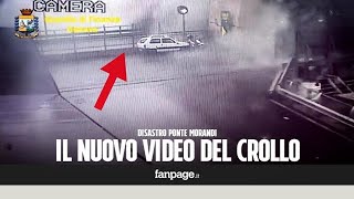 Crollo Ponte Morandi a Genova nuovo video del momento del crollo da una telecamera fissa [upl. by Gerita356]