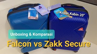 Review Koper Kabin 20 inch Kamiliant by American Tourister  Zakk Secure vs Falcon [upl. by Yevad]