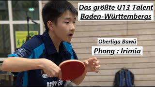 Der Beste U13 Spieler BadenWürttembergs  TPhong1974TTR  RIrimia1987TTR [upl. by Rajiv374]