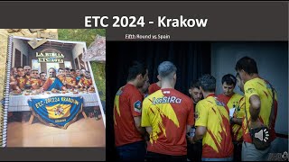 ETC Cracovie  Aout 2024  5eme Game contre lEspagne [upl. by Mountfort860]