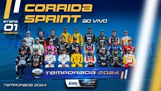 STOCK CAR 2024 AO VIVO  1ª ETAPA  CORRIDA SPRINT  GOIÂNIA GO [upl. by Acenahs298]