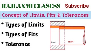 Concept of Limits Fits amp Tolerance ll Measurements and Metrology ll Mechanical Engineering ll Types [upl. by Orvan]