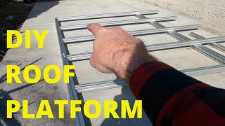 Aluminum roof rack platform build plans Save hundreds building it yourself Wasatch Moto [upl. by Bridie285]