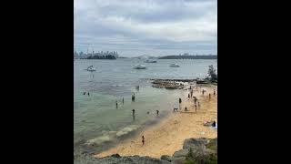 Hot Sydney weather today ⛱️ vibes beachlife workfromanywhere [upl. by Namajneb56]