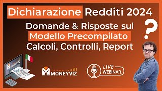 Dichiarazione Redditi 2024  DampR sul Modello Precompilato Calcoli Controlli Reportistica [upl. by Aicetal]