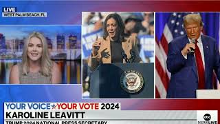 Karoline Leavitt Blasts Fake News ABC host who tried to claim Democrats are the ones against polit [upl. by Enillebyam]