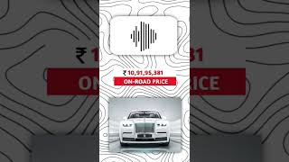 RollsRoyce Phantom on Road Price in India [upl. by Tomchay860]