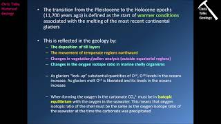 Cenozoic Earth History Quaternary  Part 1 [upl. by Ylerebmik43]