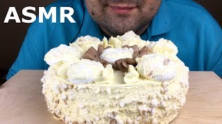 ASMR MERINGUE CAKE Extreme Crunchy Eating Sound Mukbang NO TALKING [upl. by Weisman]