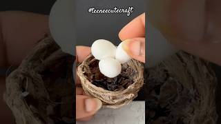 DIY Bird Nest craft ideas nest birds craft diyart craftideas craftidea birdnest shots [upl. by Mehcanem]