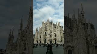 Duomo cathedral of milan milan viral viralvideo shorts [upl. by Eadrahc]