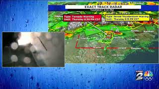 LIVE KPRC2 News Crew Intercepts Tornado On Live TV [upl. by Anai]