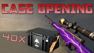 CASE OPENING  40x First csgo case [upl. by Cacilie]