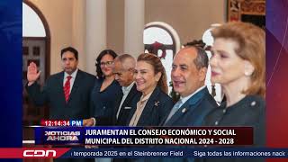 Juramentan el Consejo Económico y Social Municipal del Distrito Nacional 2024  2028 [upl. by Royd]